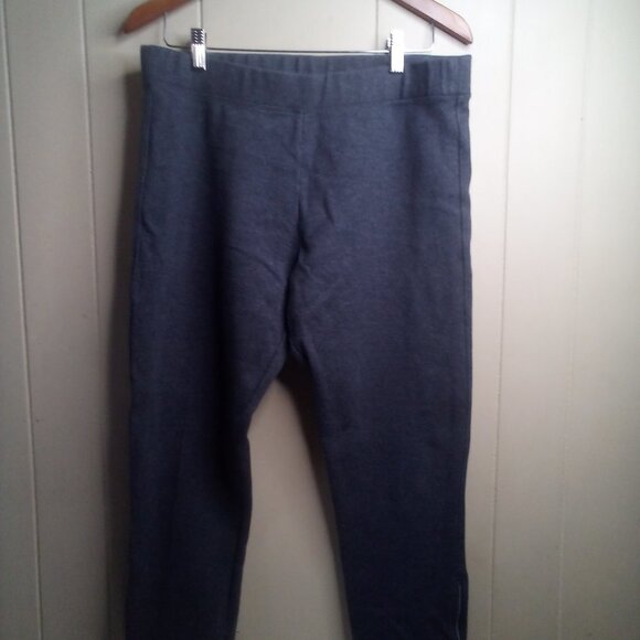 Gap Pants Cropped XL Zip Ponte Legg Lot of 2 Charcoal Gray - Picture 10 of 12